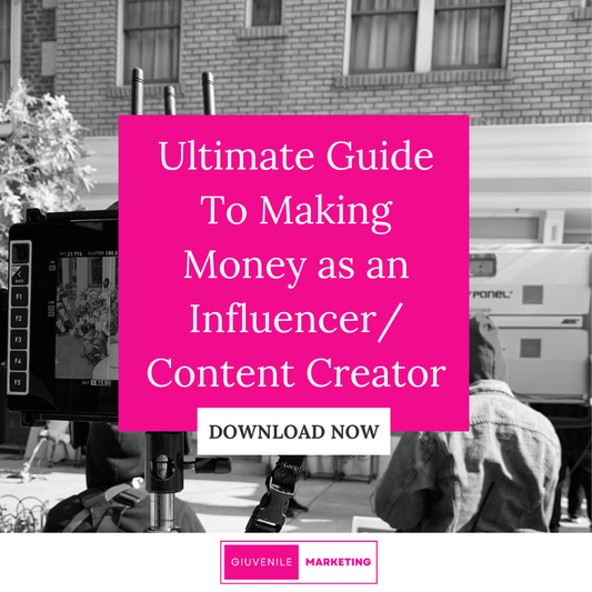Ultimate Guide to Making Money as an Influencer/ Content Creator